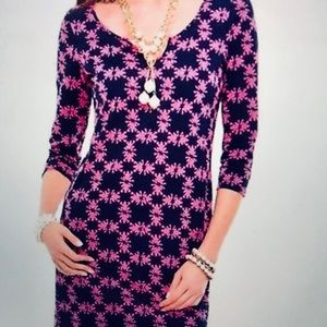 Lilly Pulitzer Get Hoppy Long Sleeve Cotton Dress